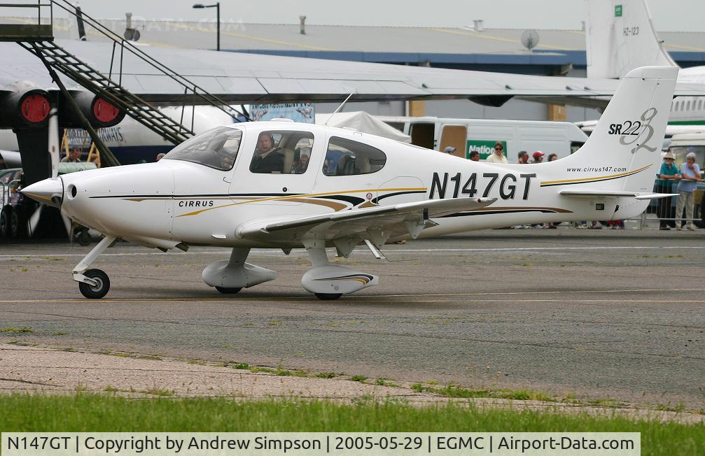 N147GT, 2004 Cirrus SR22 G2 C/N 1069, At Southend.
