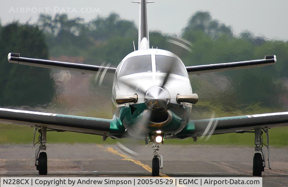 N228CX, Socata TBM-700A C/N 84, At Southend.