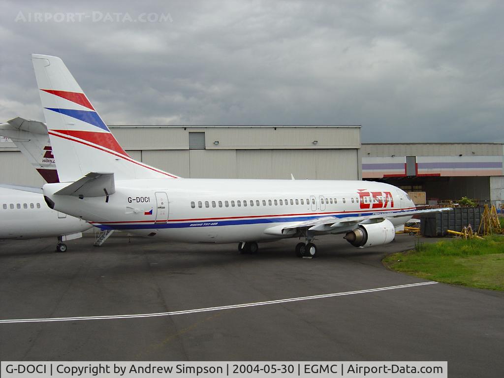 G-DOCI, 1991 Boeing 737-436 C/N 25839, Awaiting delivery to CSA.