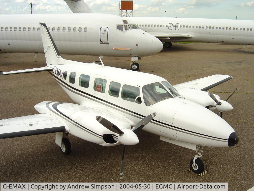 G-EMAX, 1979 Piper PA-31-350 Chieftain C/N 31-7952029, Parked at Southend.