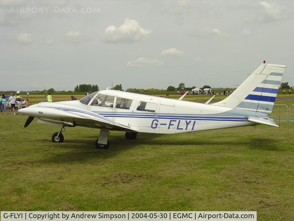G-FLYI, 1972 Piper PA-34-200T Seneca II C/N 34-7250144, At Southend.