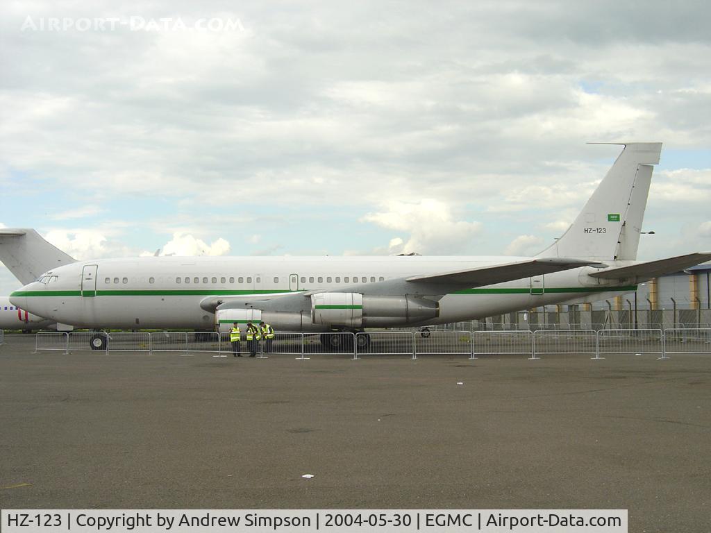 HZ-123, 1959 Boeing 707-138B C/N 17696, Stored at Southend.