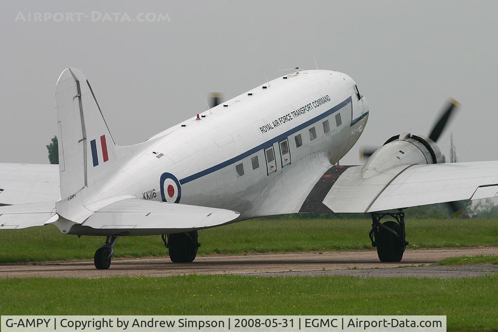G-AMPY, 1944 Douglas C-47B-15-DK Dakota 4 C/N 26569, Departing Southend.