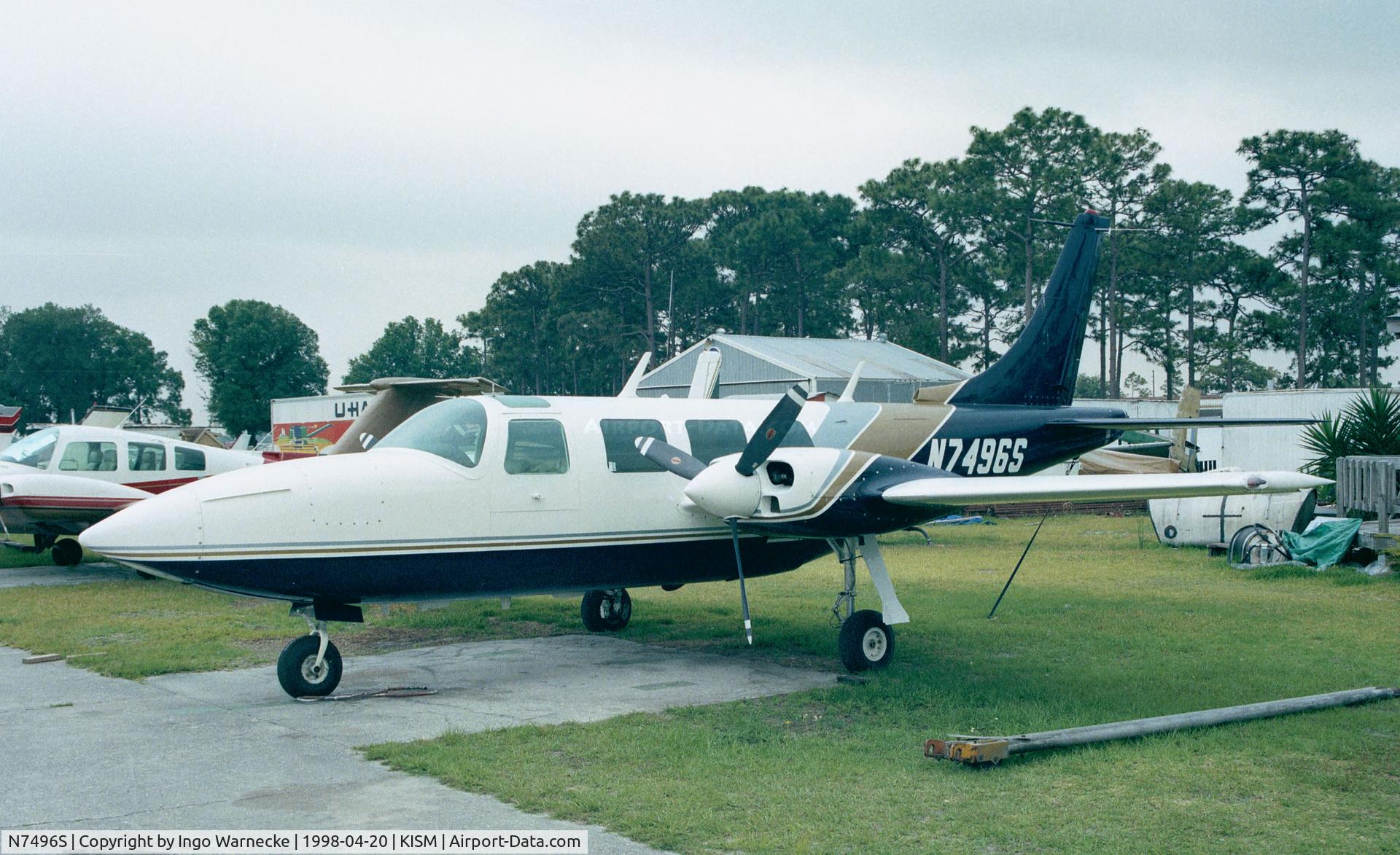 N7496S, 1970 Smith Aerostar 600 C/N 60-0047-108, Smith Aerostar 600 at Kissimmee airport, close to the Flying Tigers Aircraft Museum