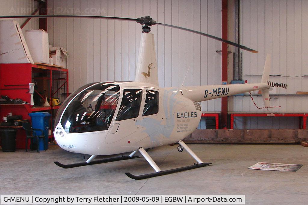 G-MENU, 2008 Robinson R44 Raven II C/N 12664, R44 II at Wellesbourne