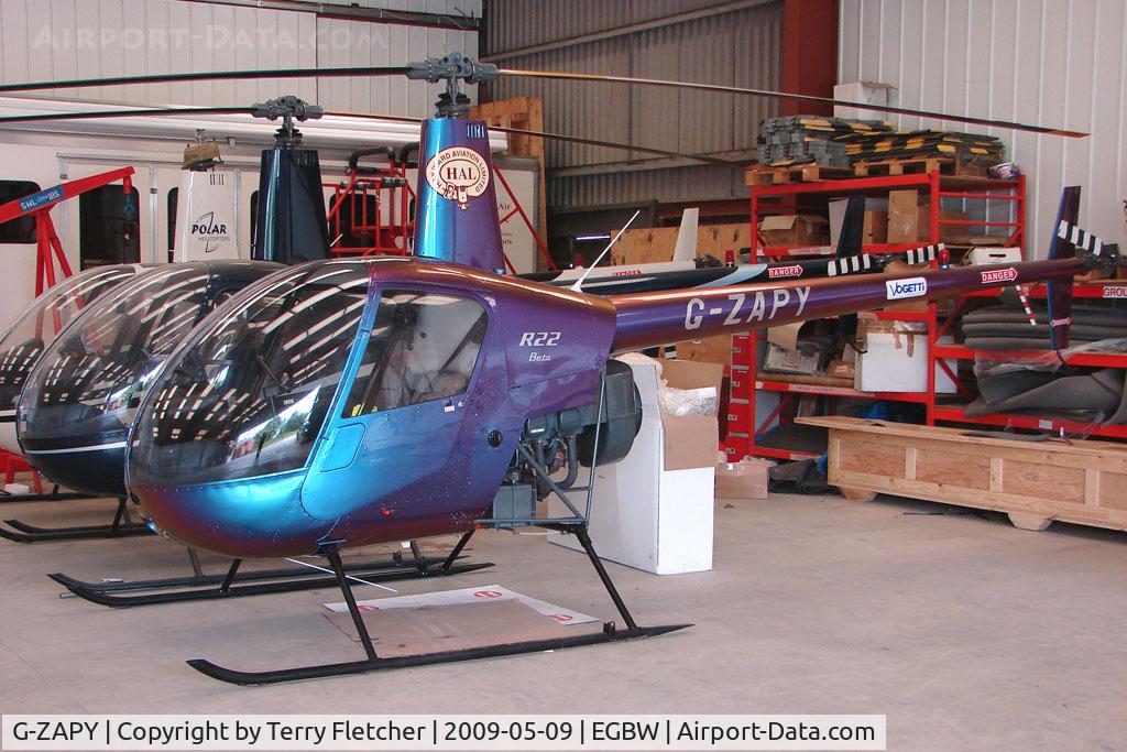 G-ZAPY, 1988 Robinson R22 Beta C/N 0788, R22 at Wellesbourne
