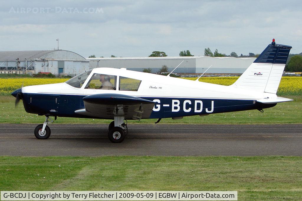 G-BCDJ, 1968 Piper PA-28-140 Cherokee C/N 28-24276, Pa-28-140 at Wellesbourne