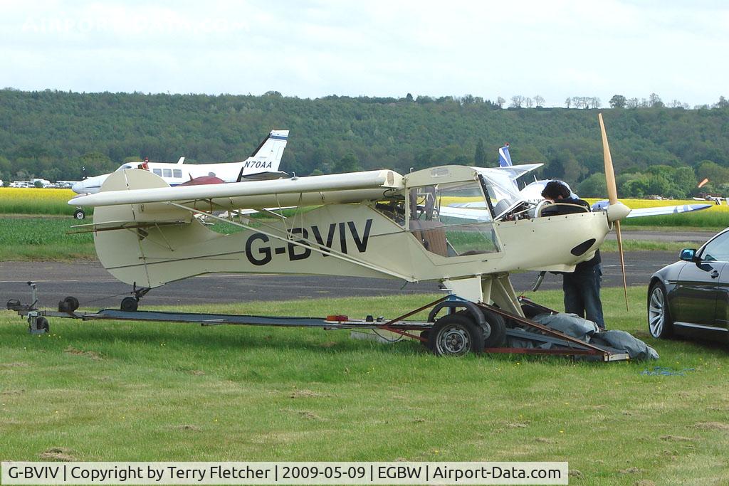 G-BVIV, 1995 Avid Speed Wing C/N PFA 189-12034, Speedwing arrives on a trailer