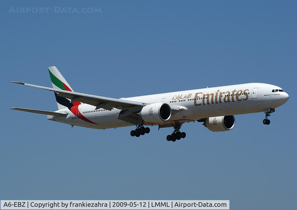 A6-EBZ, 2007 Boeing 777-31H/ER C/N 32713, Emirates