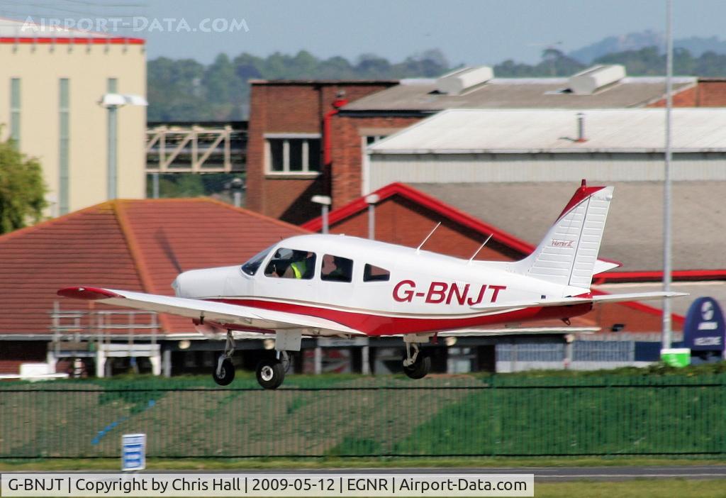 G-BNJT, 1981 Piper PA-28-161 Cherokee Warrior II C/N 28-8116184, Hawarden resident