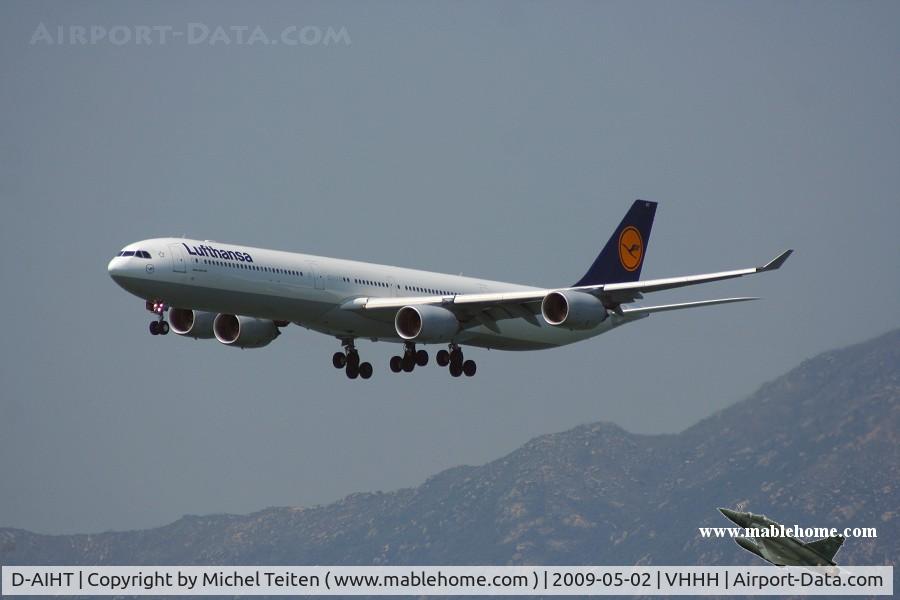 D-AIHT, 2008 Airbus A340-642 C/N 846, Lufthansa