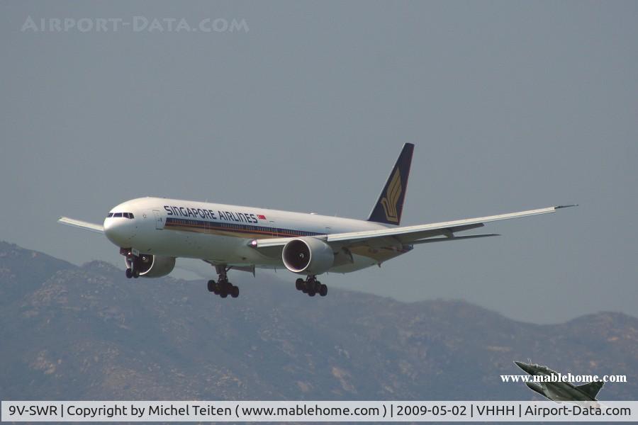 9V-SWR, 2008 Boeing 777-312/ER C/N 34583, Singapore Airlines