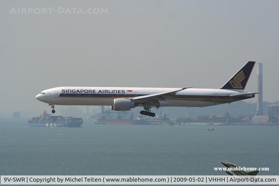 9V-SWR, 2008 Boeing 777-312/ER C/N 34583, Singapore Airlines