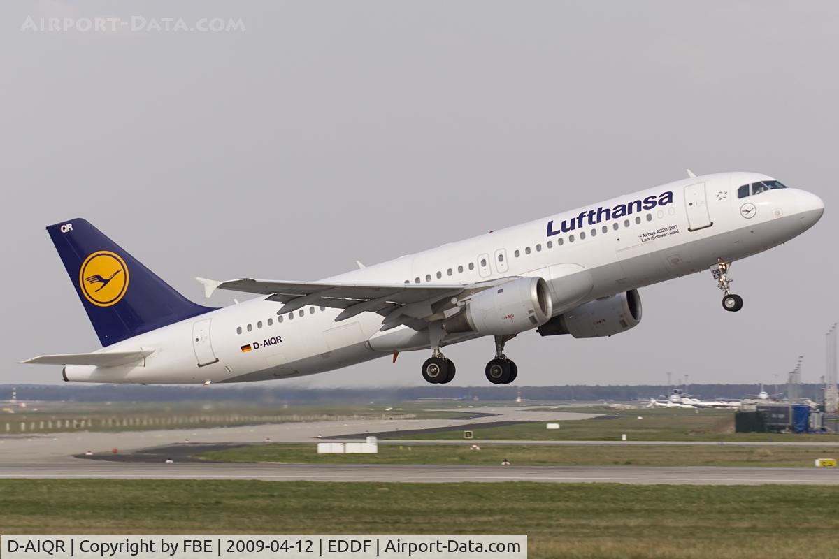 D-AIQR, 1992 Airbus A320-211 C/N 382, climb out