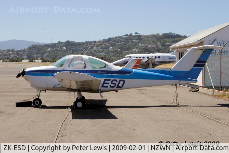 ZK-ESD, Beech 77 Skipper C/N WA-176, Wellington Aviation Ltd., Wellington