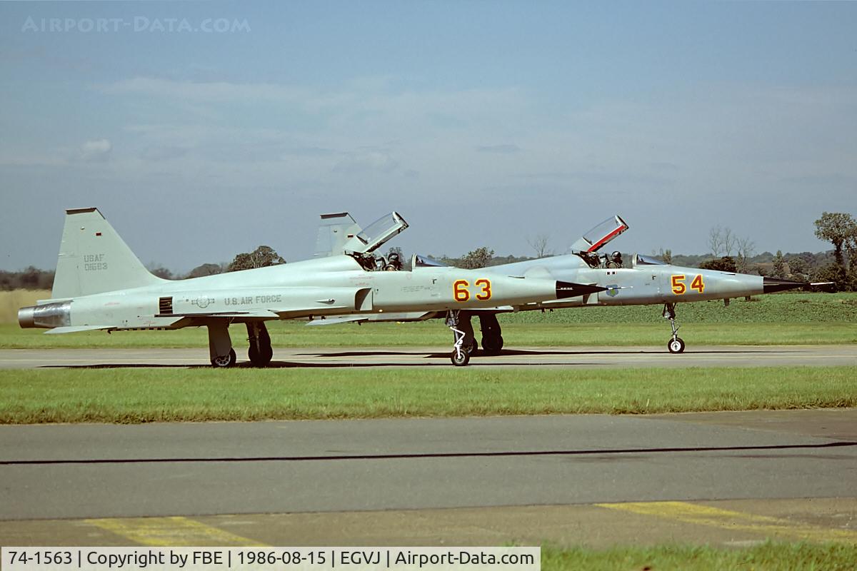 74-1563, 1974 Northrop F-5E Tiger II C/N R.1245, ready for the next mission