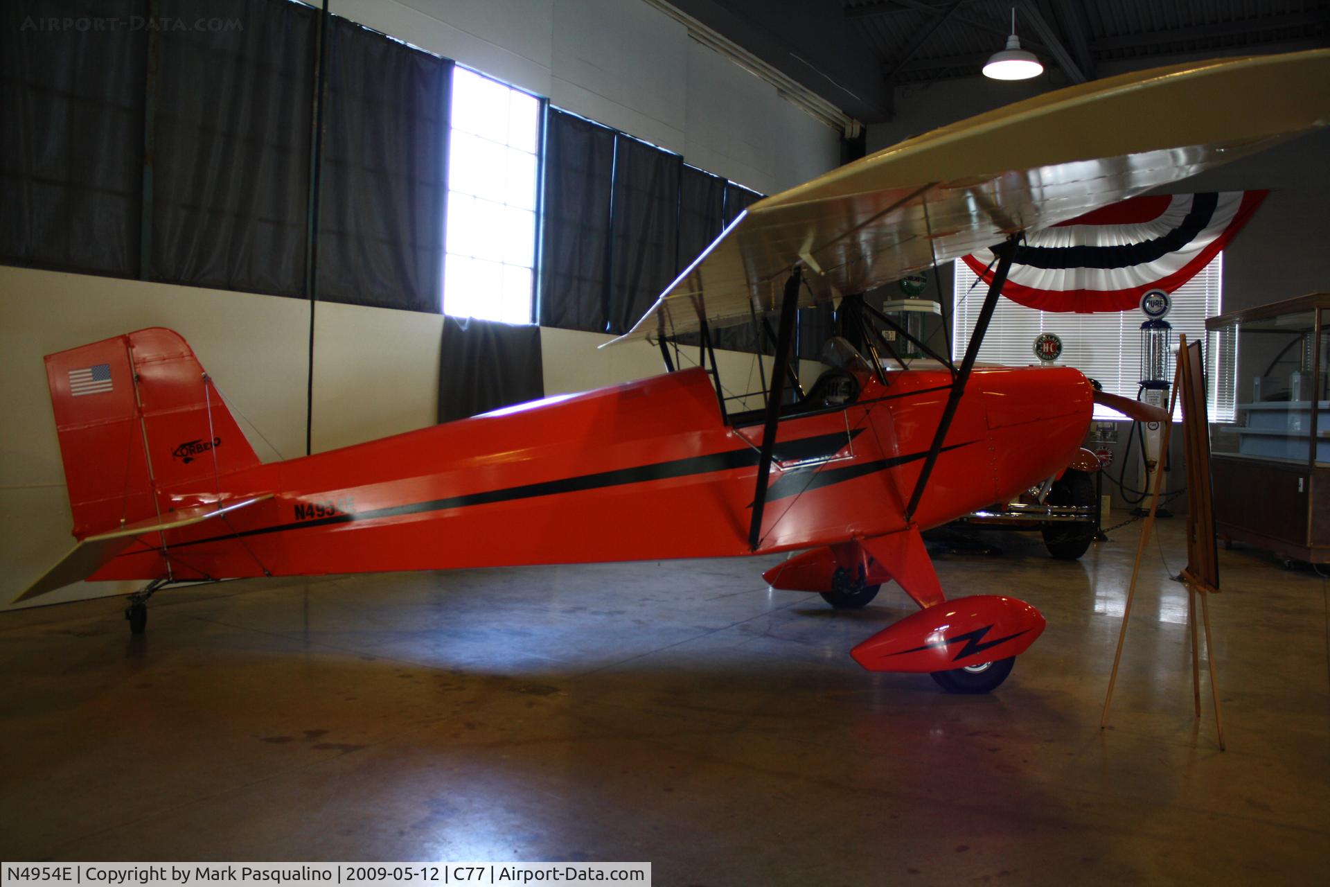 N4954E, 1966 Corben Junior Ace C/N 1203-8-66, Corben Junior Ace