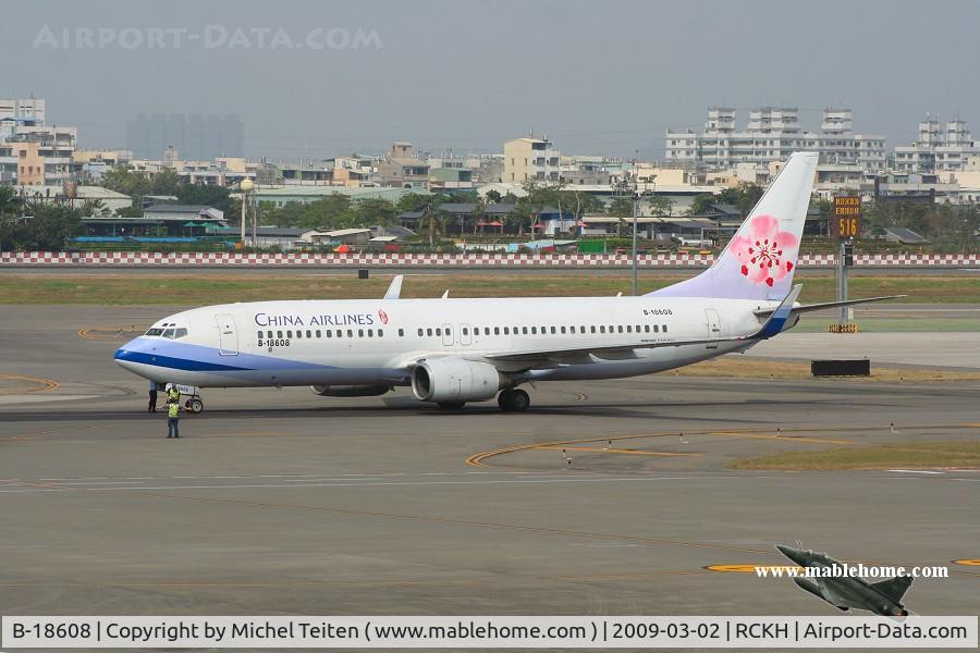 B-18608, Boeing 737-809 C/N 28406, China Airlines