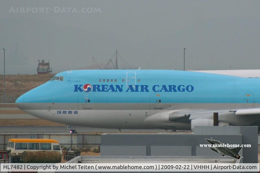 HL7482, 1991 Boeing 747-4B5 C/N 25205, Korean Air Cargo