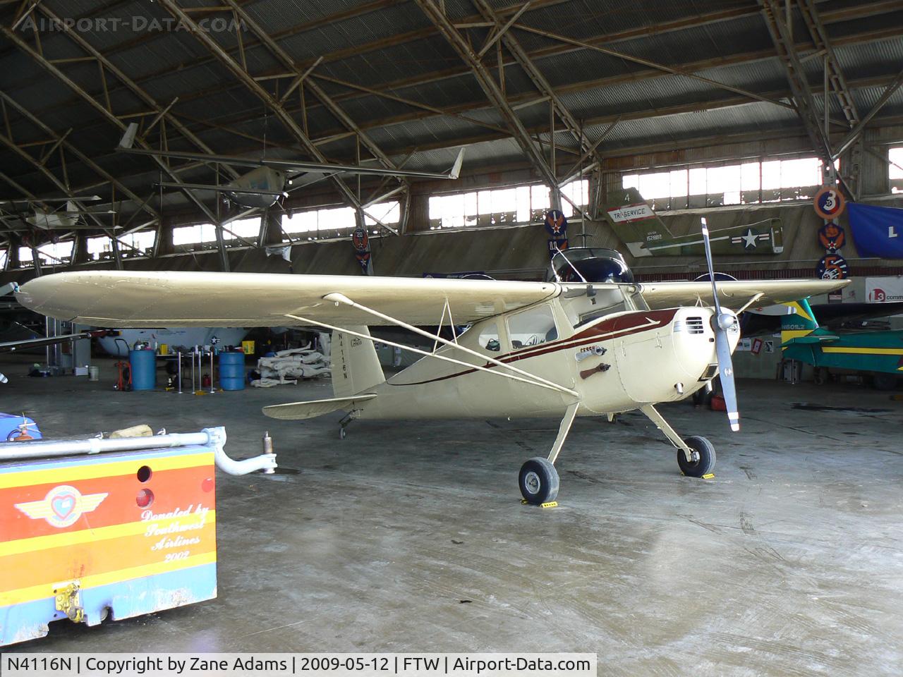 N4116N, 1947 Cessna 140 C/N 13574, At Meacham Field