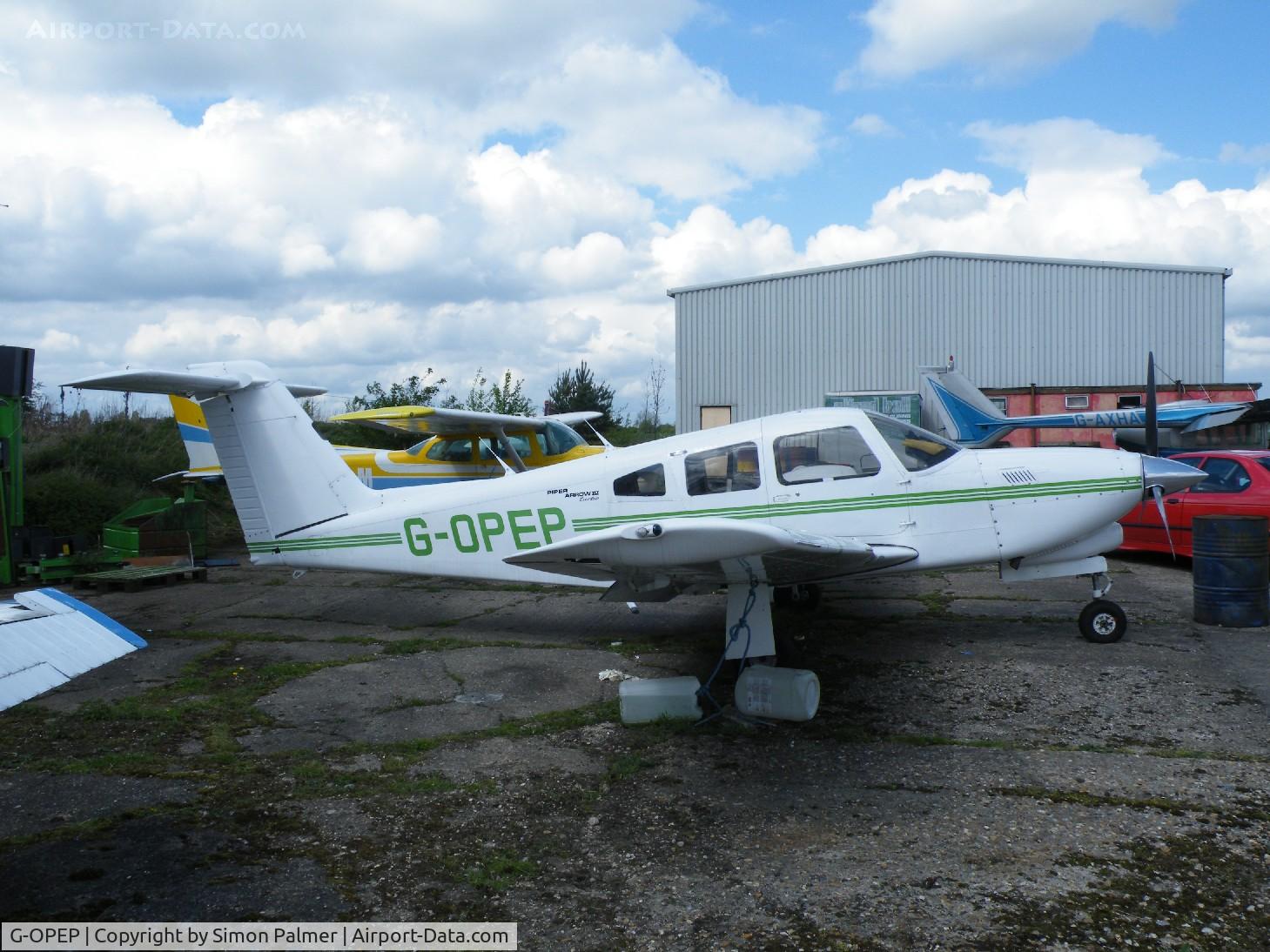 G-OPEP, 1979 Piper PA-28RT-201T Turbo Arrow IV C/N 28R-7931070, PA-28RT seen at Little Staughton