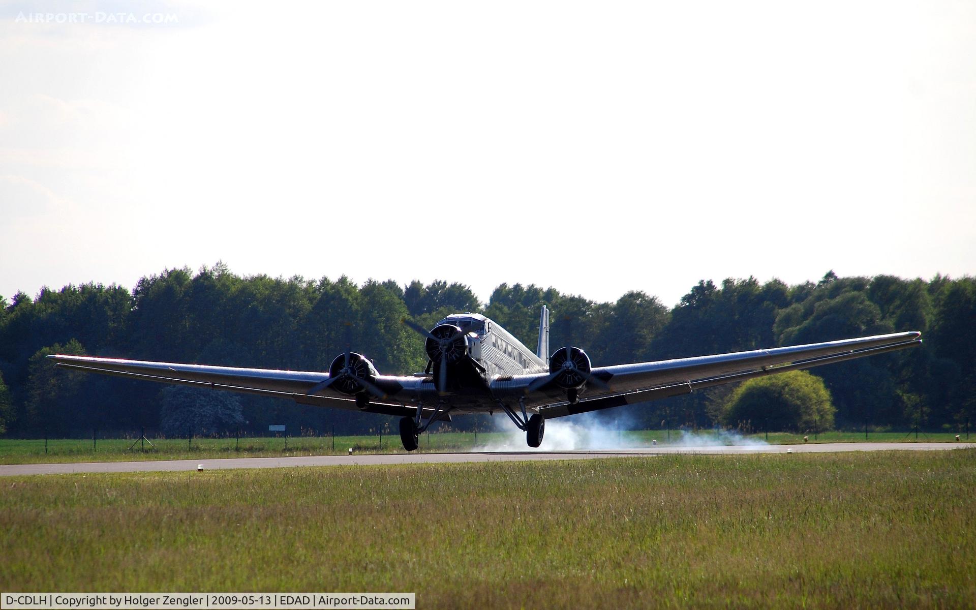 D-CDLH, 1936 Junkers Ju-52/3m C/N 130714, Historical JU 52 D-AQUI on a further visit in her home town