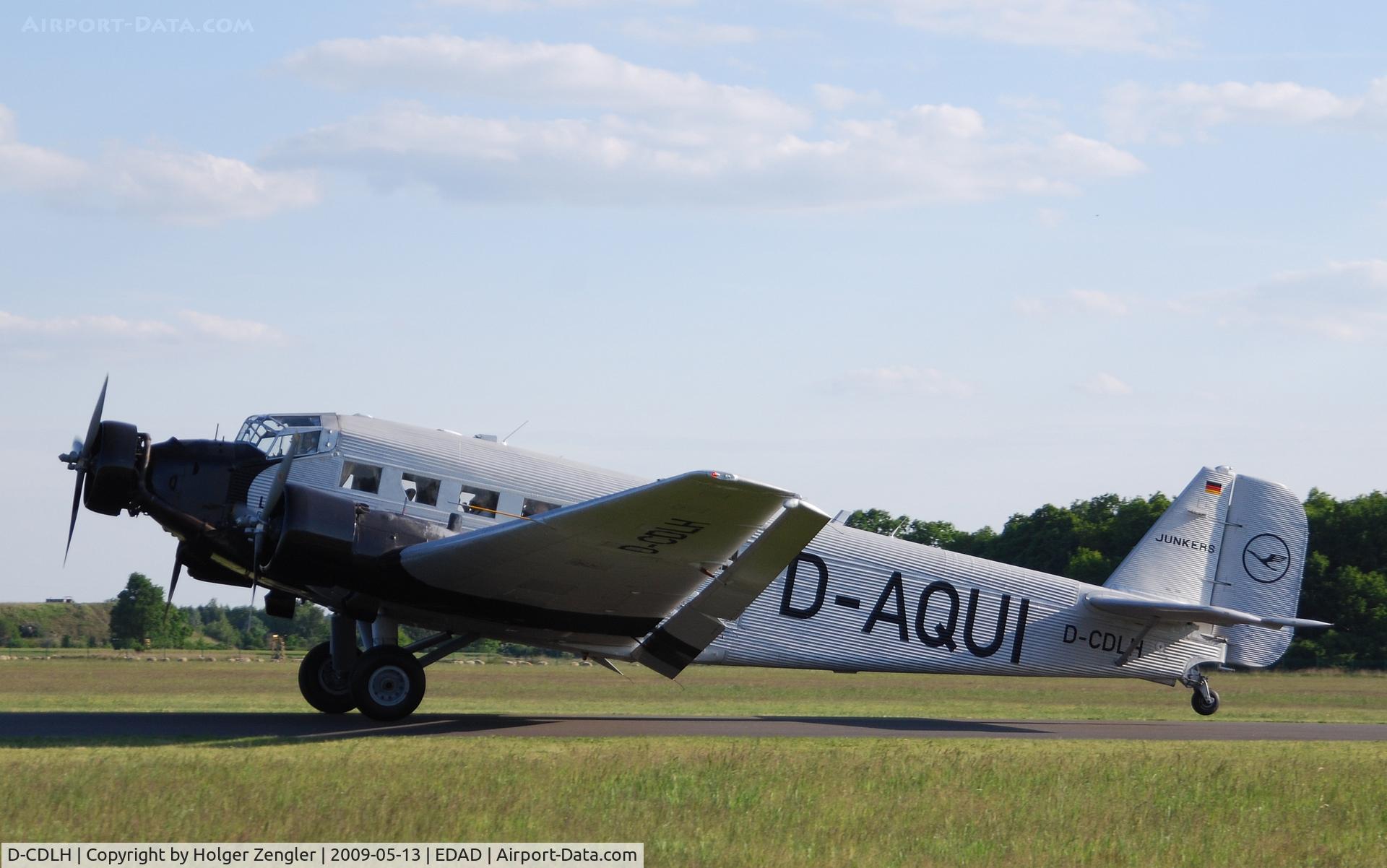 D-CDLH, 1936 Junkers Ju-52/3m C/N 130714, Historical JU 52 D-AQUI on a further visit in her home town
