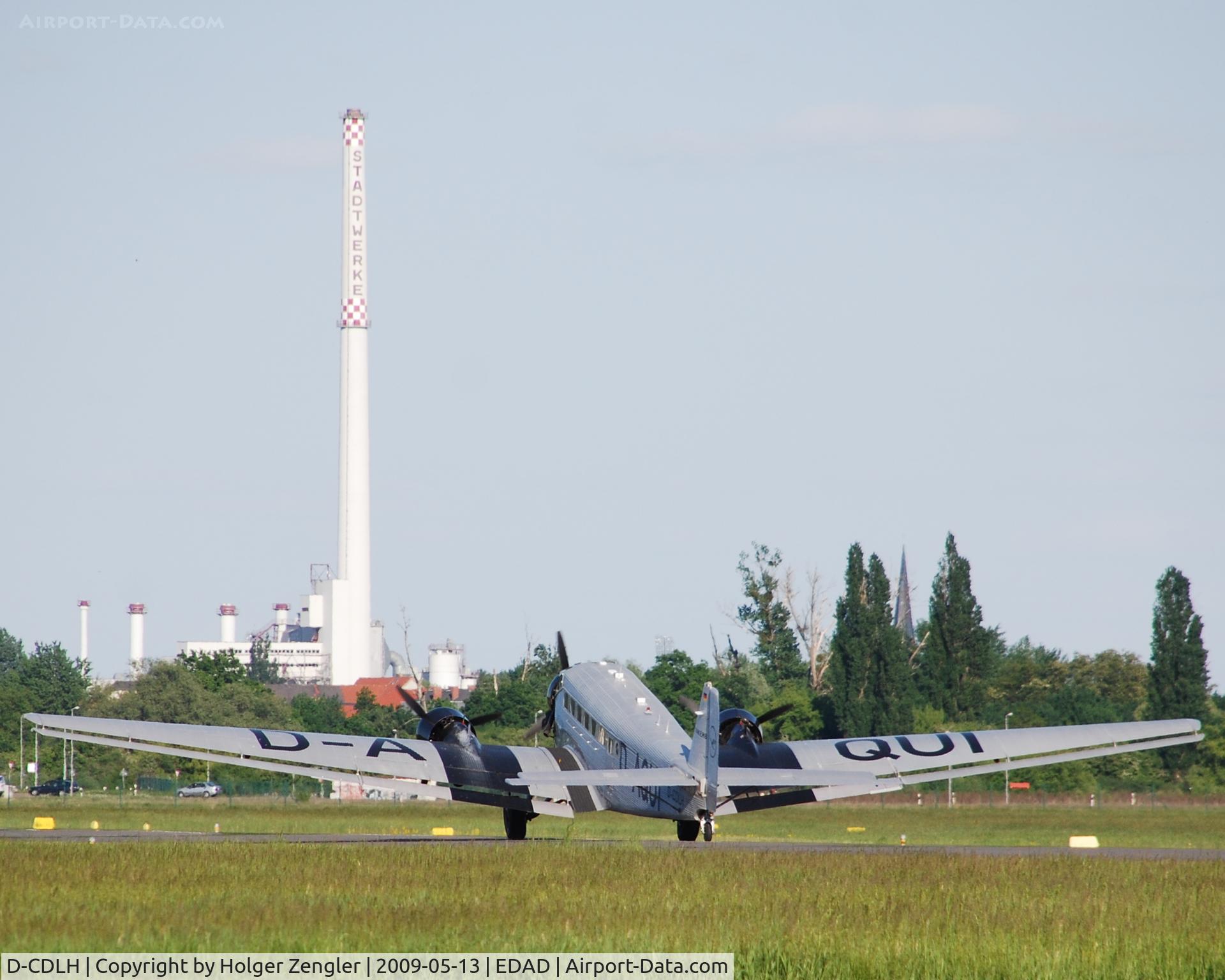 D-CDLH, 1936 Junkers Ju-52/3m C/N 130714, Historical JU 52 D-AQUI on a further visit in her home town