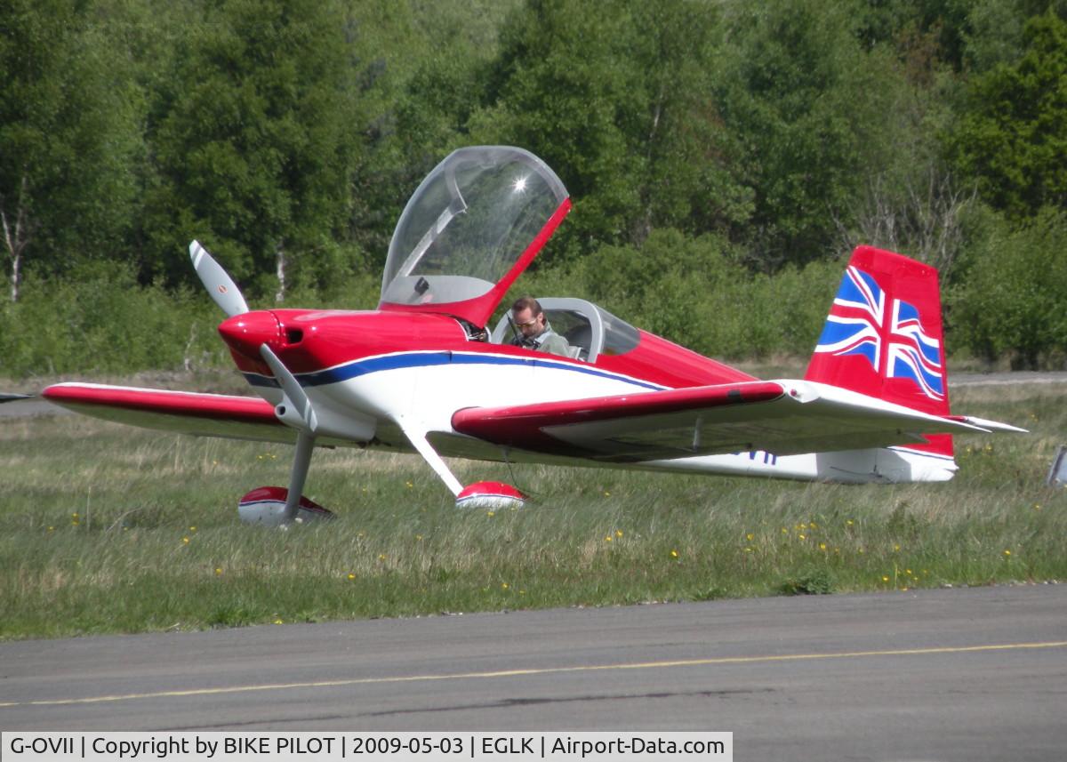 G-OVII, 2007 Vans RV-7 C/N PFA 323-14100, THIS RV-7 STAYED FOR ABOUT TEN MINUTES THEN DEPARTED