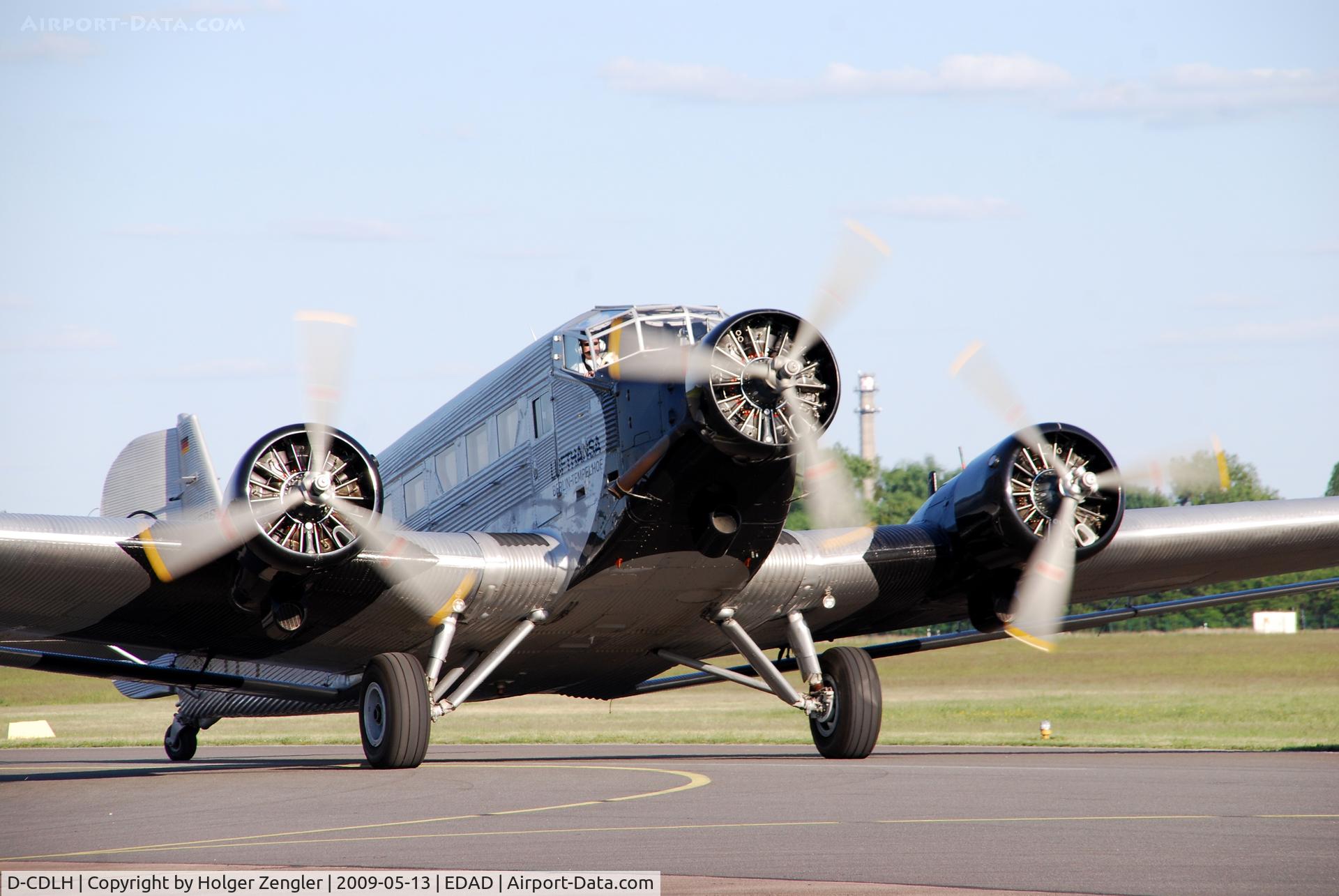 D-CDLH, 1936 Junkers Ju-52/3m C/N 130714, Historical JU 52 D-AQUI on a further visit in her home town
