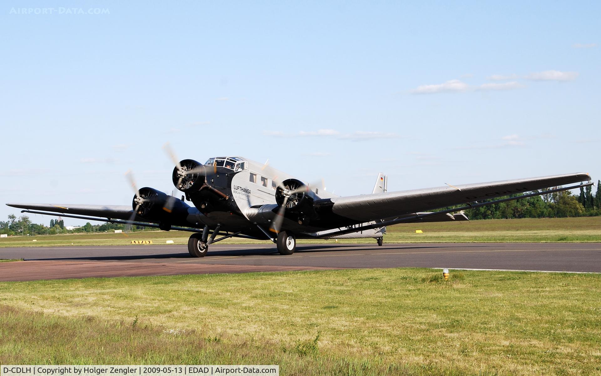 D-CDLH, 1936 Junkers Ju-52/3m C/N 130714, Historical JU 52 D-AQUI on a further visit in her home town