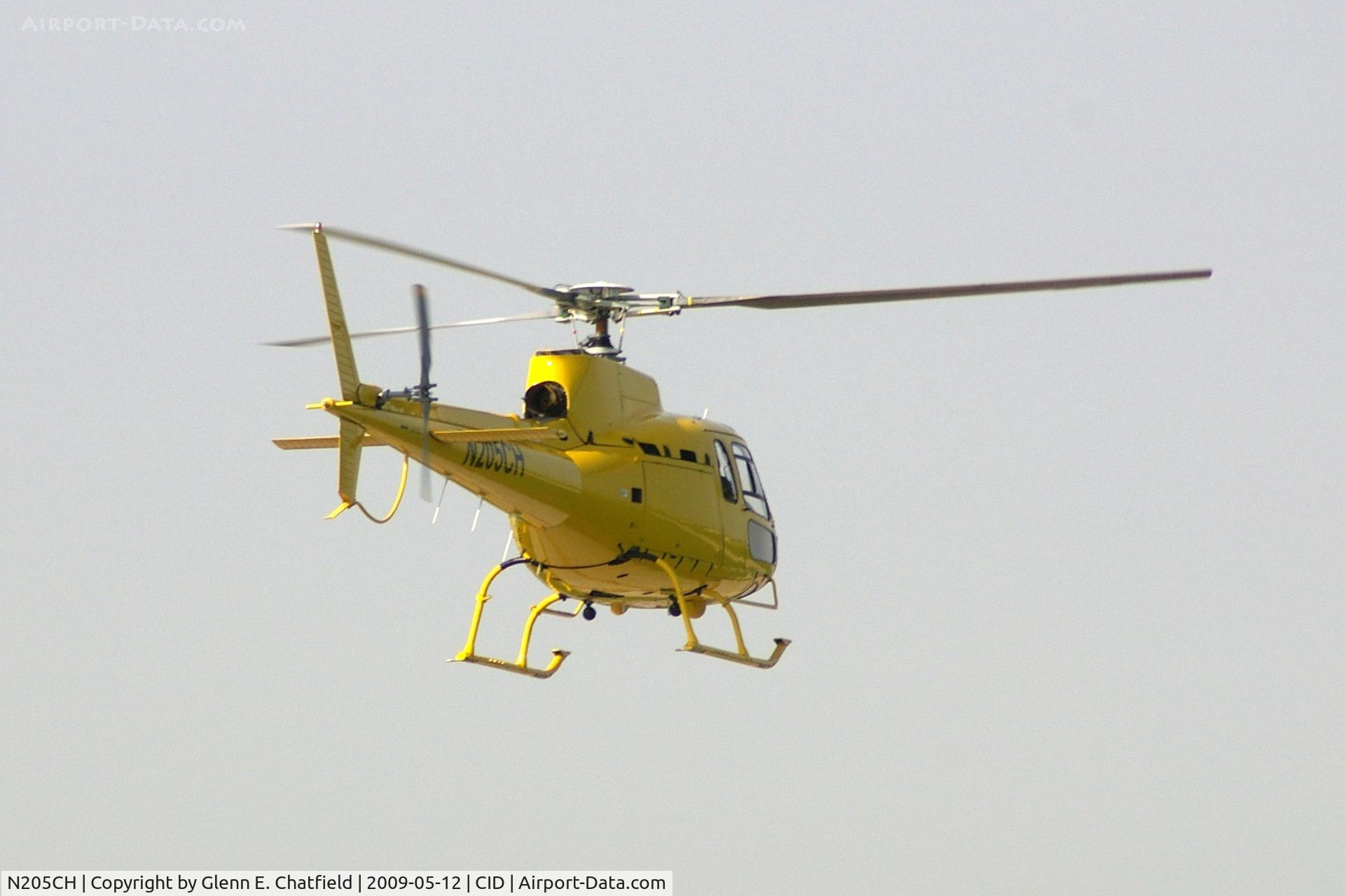 N205CH, 1980 Aerospatiale AS-350BA Ecureuil C/N 1254, Departing to the Southwest