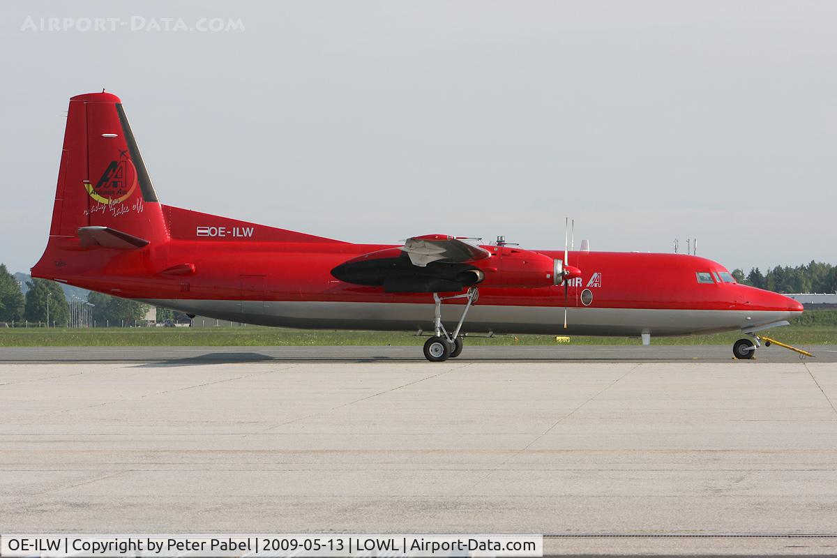 OE-ILW, 1985 Fokker F-27-500 Friendship C/N 10681, .