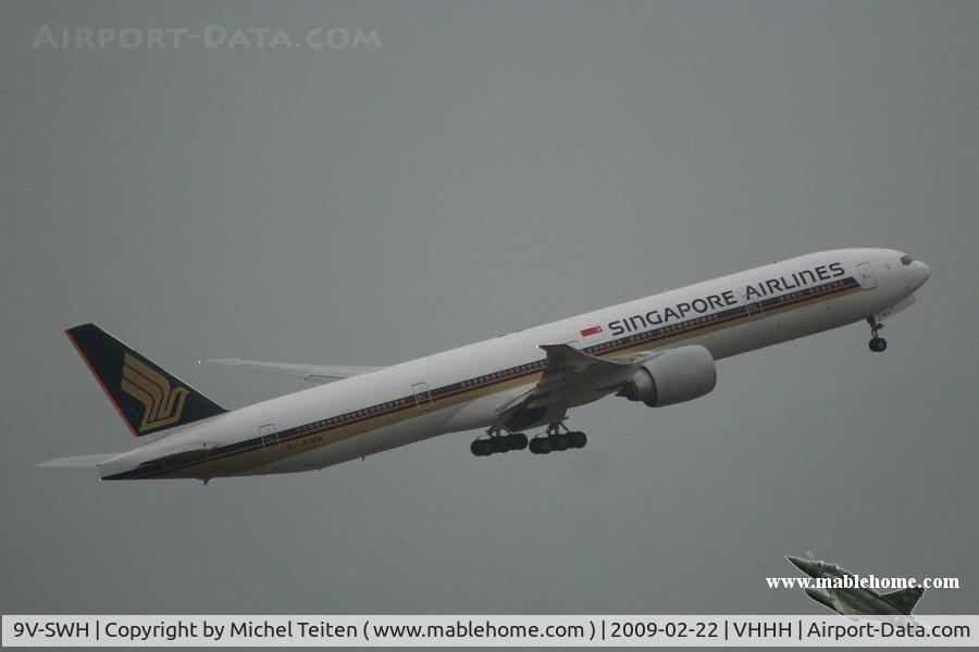 9V-SWH, 2007 Boeing 777-312/ER C/N 34573, Singapore Airlines
