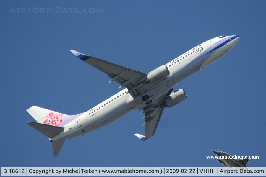 B-18612, Boeing 737-809 C/N 30173, China Airlines