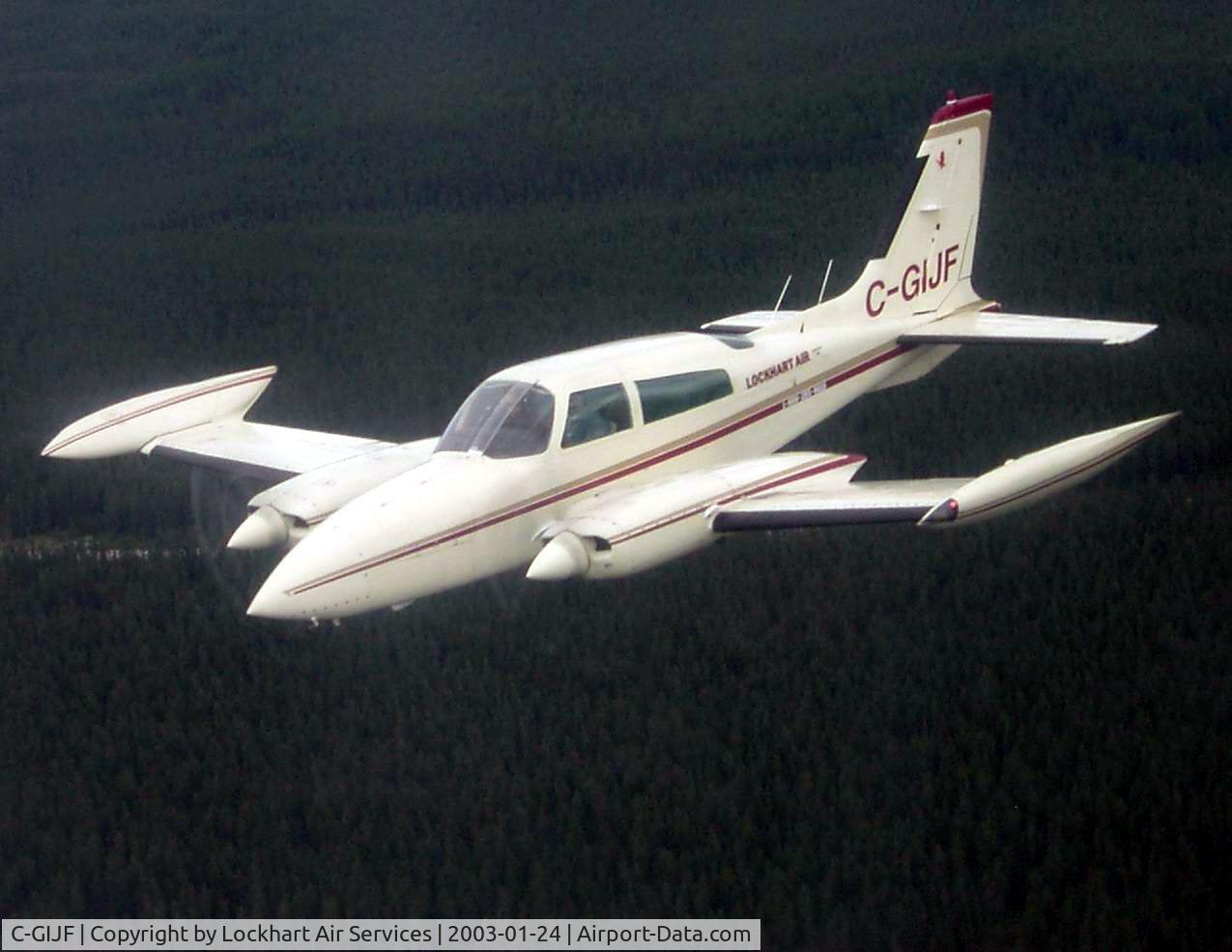C-GIJF, Cessna 310R C/N 310R1875, GIJF in flight over North Western Ontario