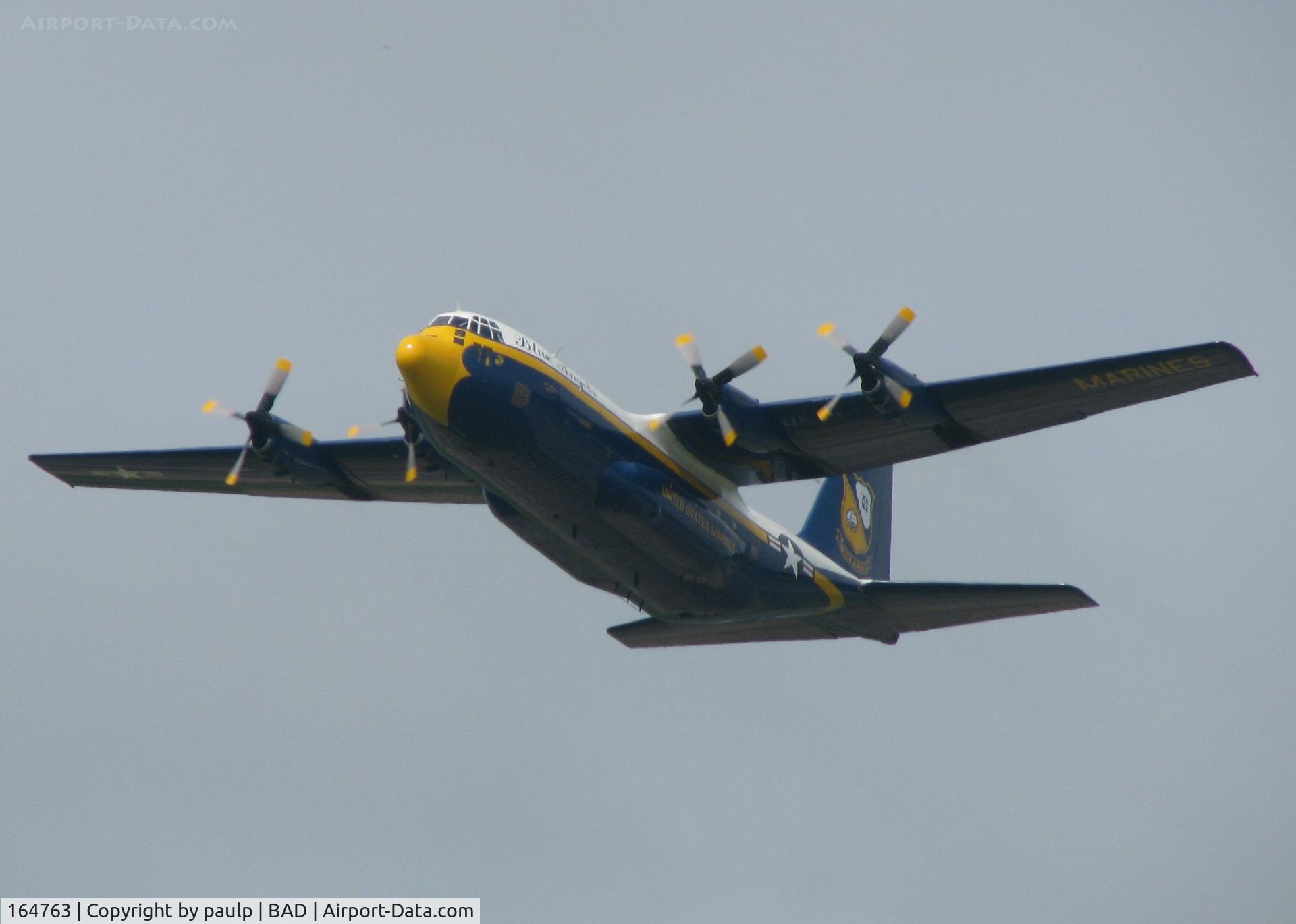 164763, 1992 Lockheed C-130T Hercules C/N 382-5258, Fat Albert flying over show center during the Defenders of Liberty Airshow 2009 at Barksdale Air Force Base, Louisiana.