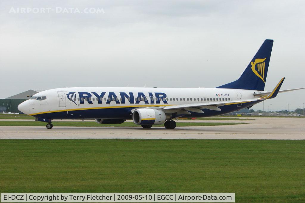 EI-DCZ, 2004 Boeing 737-8AS C/N 33815, Ryanair B737 about to depart from Manchester UK