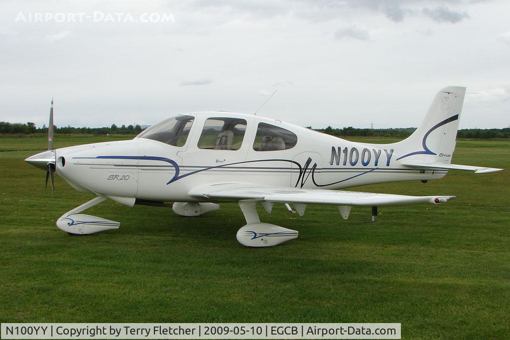 N100YY, 2002 Cirrus SR20 C/N 1183, Cirrus SR 20 at City Airport Manchester (Barton)