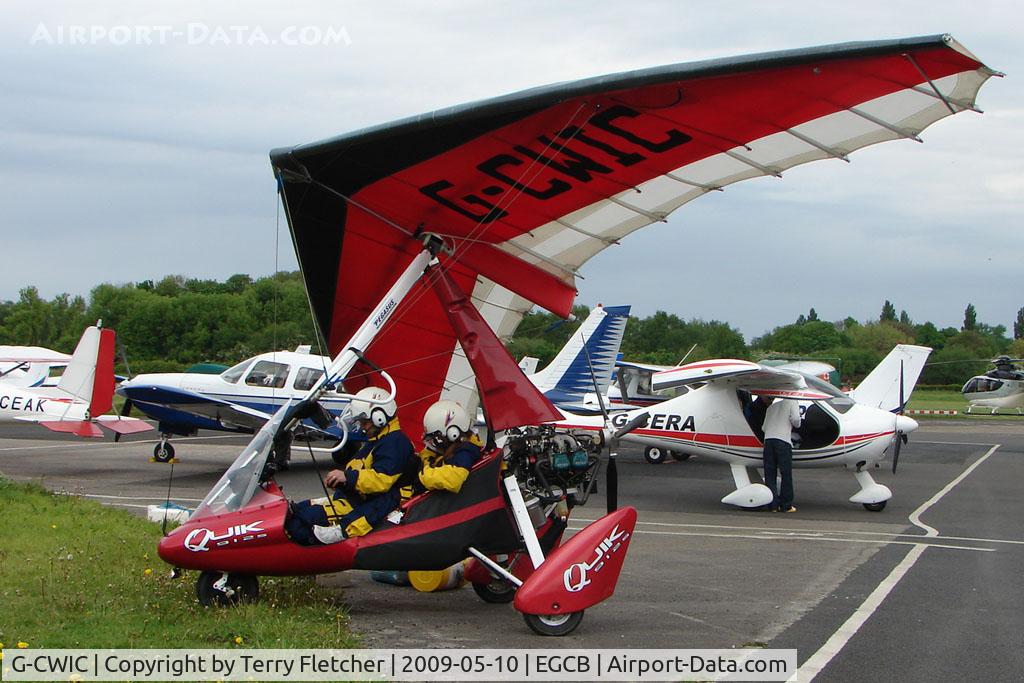 G-CWIC, 2004 Mainair Pegasus Quik C/N 8067, Pegasus Quik at City Airport Manchester (Barton)