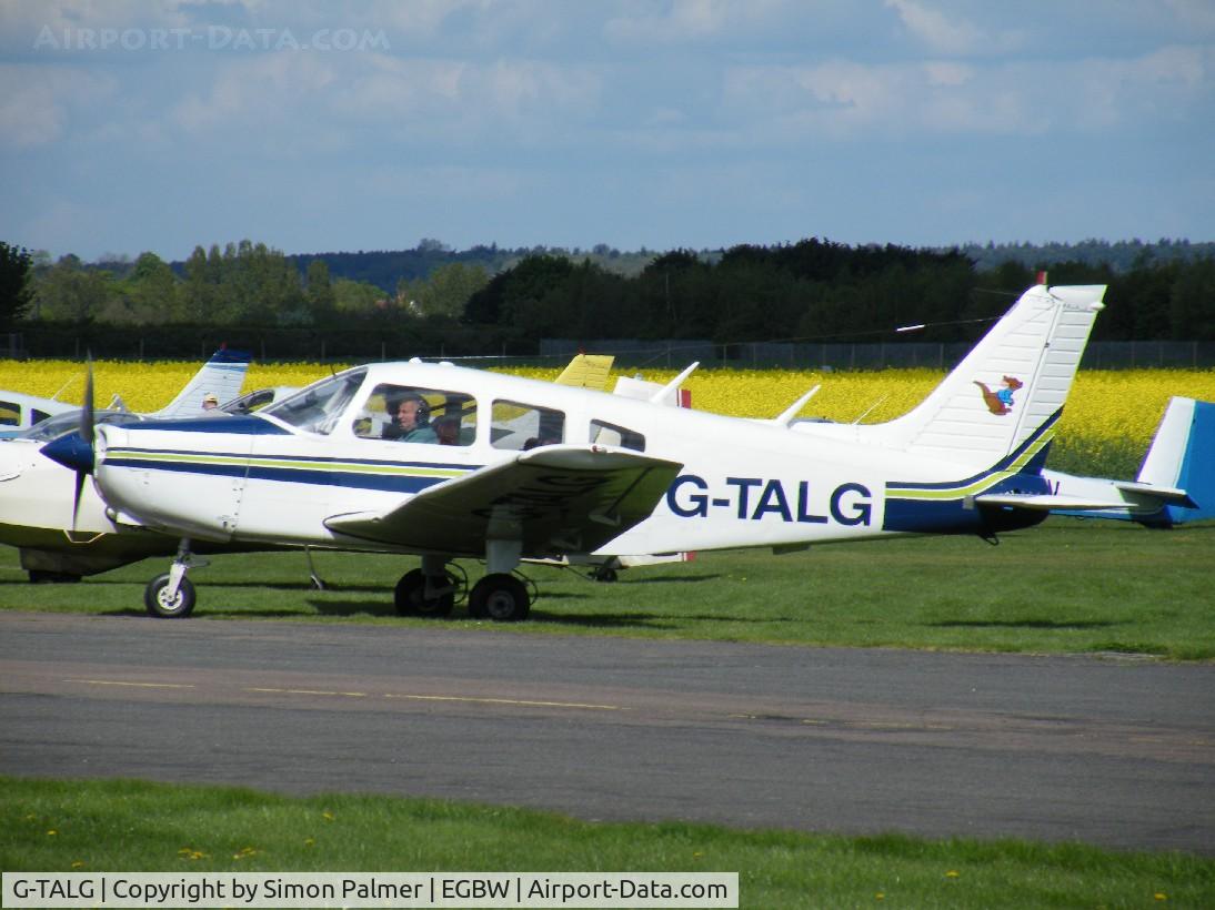 G-TALG, 1976 Piper PA-28-151 Cherokee Warrior C/N 28-7715219, PA-28 visiting Wellesbourne