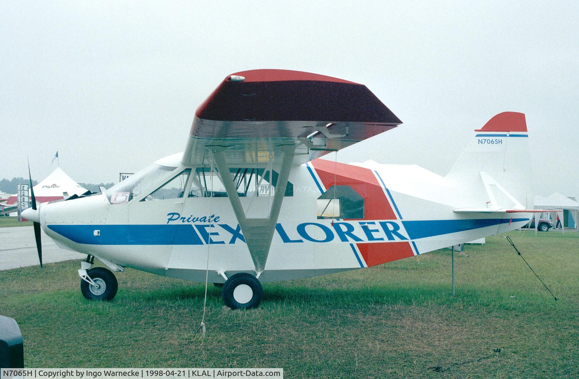 N7065H, 1998 Wilson Private Explorer C/N 001, Wilson Dean Private Explorer at Sun 'n Fun 1998, Lakeland FL