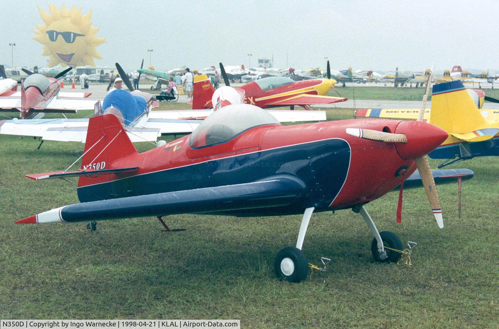 N350D, Mcclure Joseph A DR-7 C/N 94-0035, McClure A DR-7 at Sun 'n Fun 1998, Lakeland FL