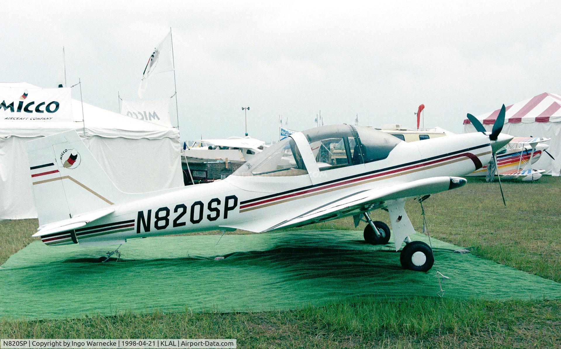 N820SP, Meyers MAC-145A C/N 302, Meyers (Estumkeda Micco SP-20) MAC-145A at Sun 'n Fun 1998, Lakeland FL