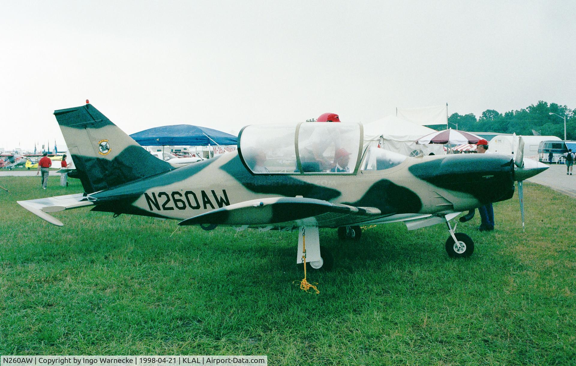 N260AW, 1997 Pzl-mielec M2601 C/N 1AP002-03, PZL-Mielec M2601 (civil version of M-26 Iskierka with Lycoming engine) at Sun 'n Fun 1998, Lakeland FL