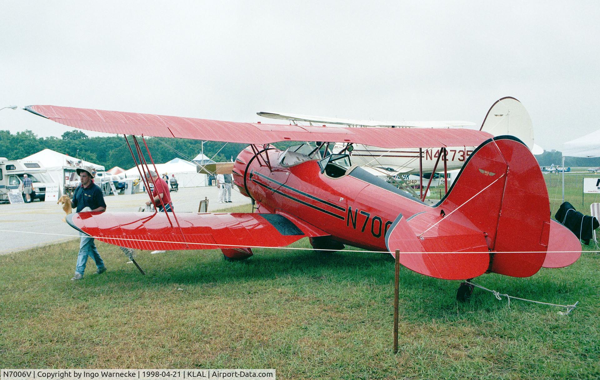N7006V, 1998 Waco YMF-F5C C/N F5C081, Waco Classic YMF-F5C at Sun 'n Fun 1998, Lakeland FL
