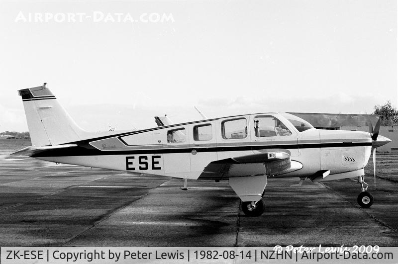 ZK-ESE, 1981 Beech A36 Bonanza 36 C/N E-1866, James Aviation Ltd., Hamilton