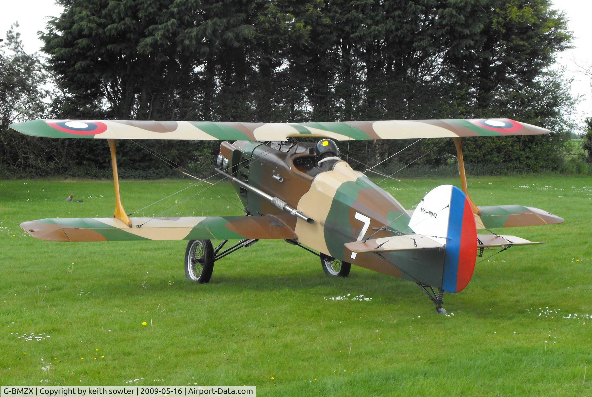 G-BMZX, 1989 Wolf W-11 Boredom Fighter C/N PFA 146-11042, resident aircraft at Priory Farm - off for a local flight