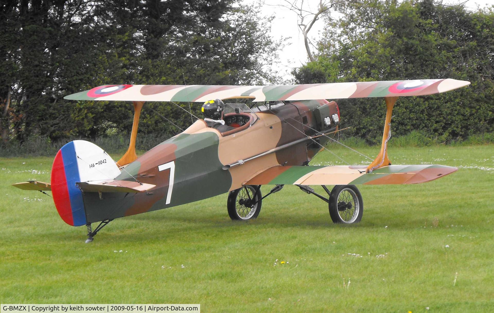 G-BMZX, 1989 Wolf W-11 Boredom Fighter C/N PFA 146-11042, resident aircraft at Priory Farm - off for a local flight