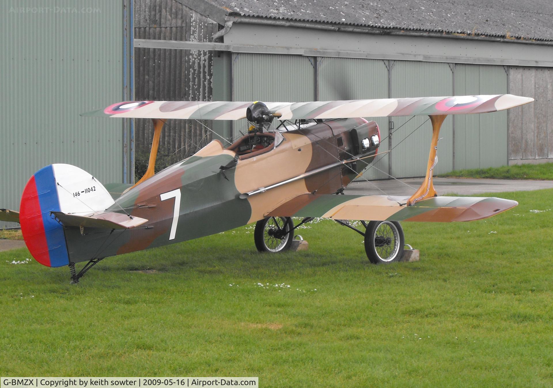 G-BMZX, 1989 Wolf W-11 Boredom Fighter C/N PFA 146-11042, resident aircraft at Priory Farm - off for a local flight